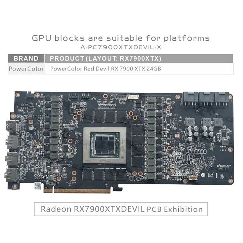 Bykski A-PC7900XTXDEVIL-X bloc - Rx 7900 Xtx 24Gb Video Card avis et prix